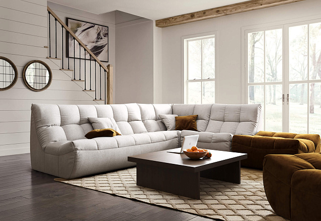 Как правильно выбрать цвет для интерьера-14, Белый диван ДеИтали